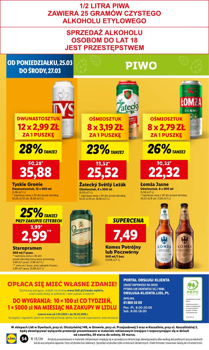 Gazetka OFERTA WAŻNA OD 25.03 DO 27.03