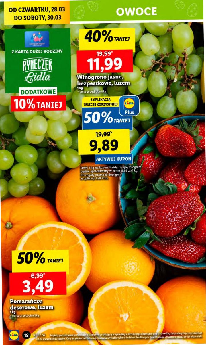 Gazetka OFERTA WAŻNA OD 28.03 DO 30.03