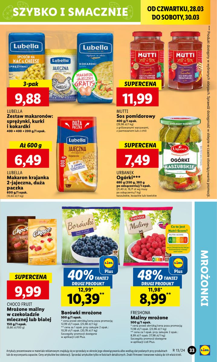 Gazetka OFERTA WAŻNA OD 28.03 DO 30.03