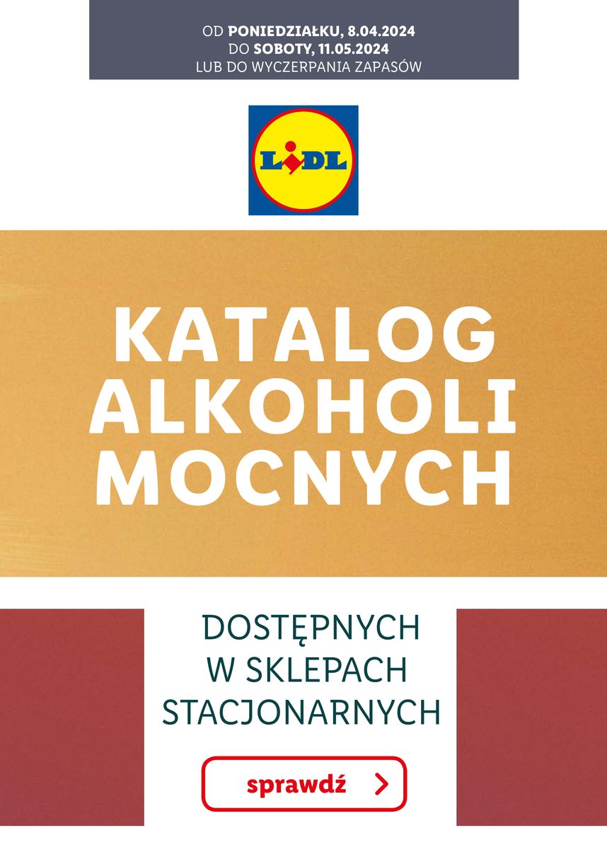 Gazetka KATALOG ALKOHOLI MOCNYCH