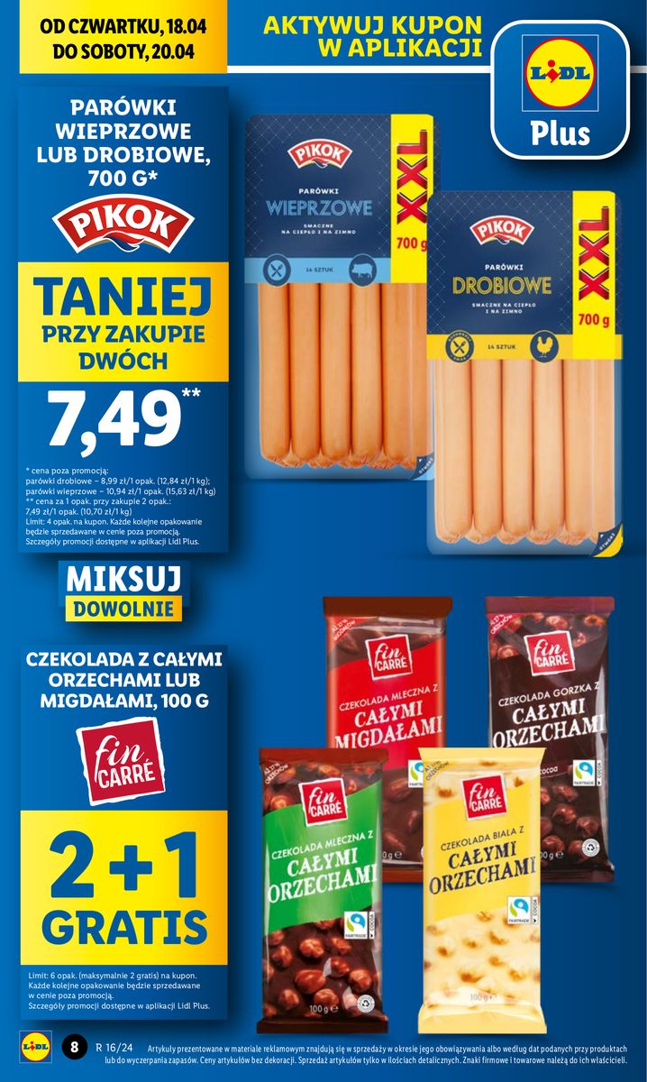 Gazetka OFERTA WAŻNA OD 18.04 DO 20.04