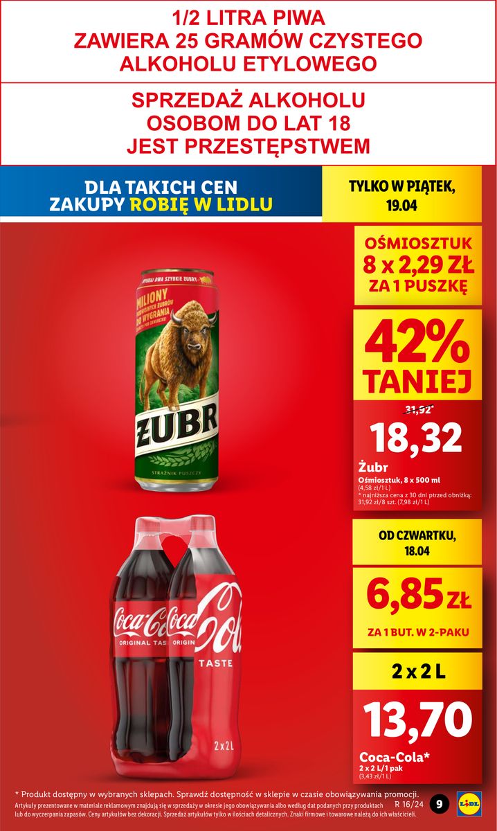 Gazetka OFERTA WAŻNA OD 18.04 DO 20.04