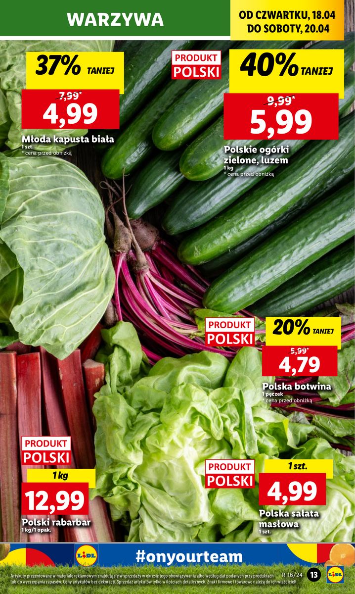 Gazetka OFERTA WAŻNA OD 18.04 DO 20.04