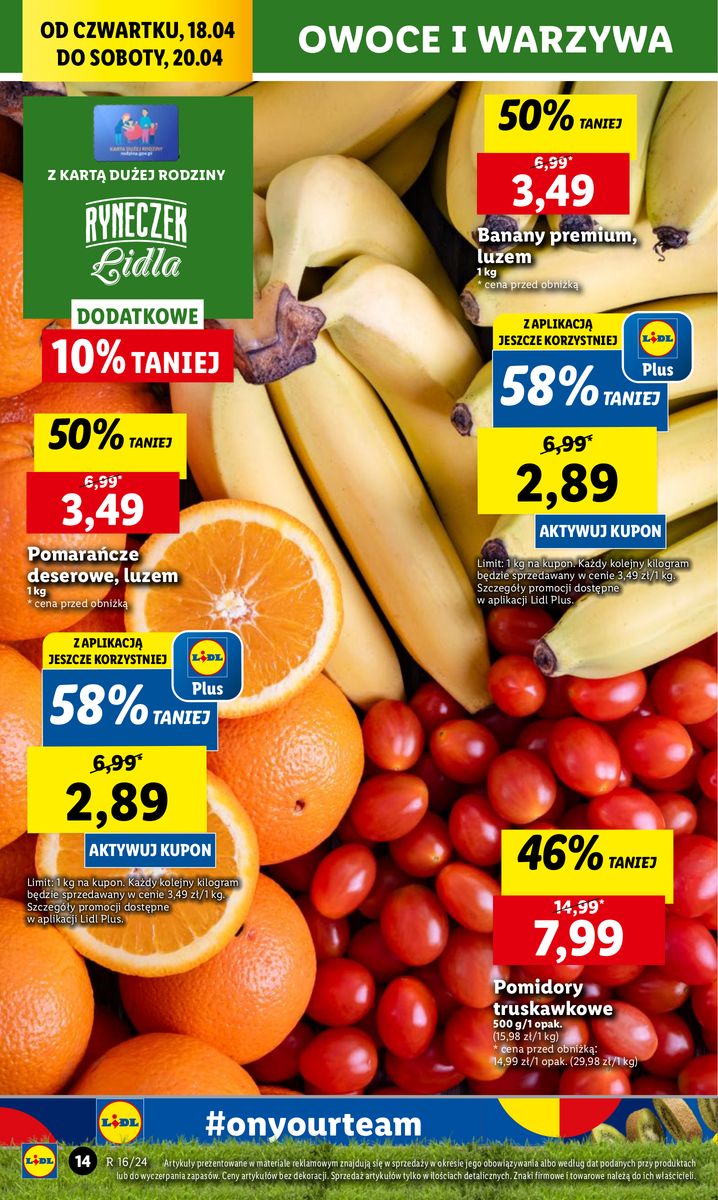 Gazetka OFERTA WAŻNA OD 18.04 DO 20.04
