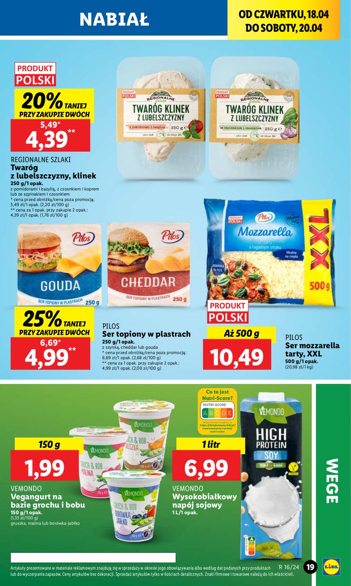 Gazetka OFERTA WAŻNA OD 18.04 DO 20.04