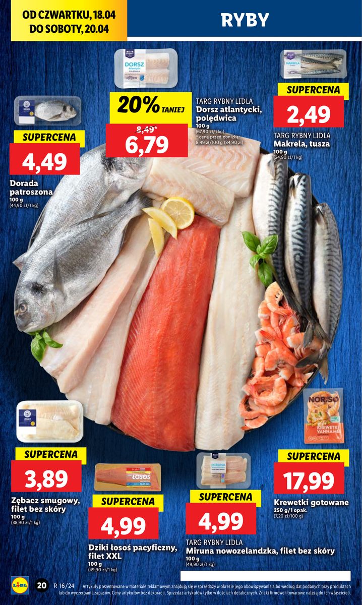 Gazetka OFERTA WAŻNA OD 18.04 DO 20.04