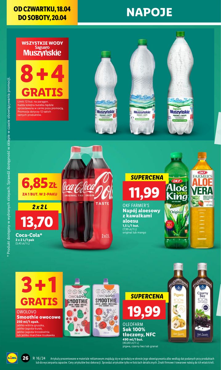Gazetka OFERTA WAŻNA OD 18.04 DO 20.04
