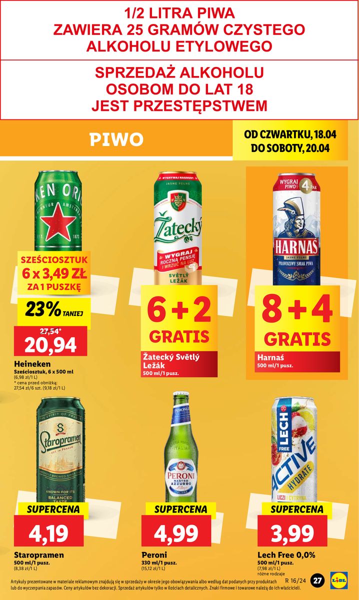 Gazetka OFERTA WAŻNA OD 18.04 DO 20.04