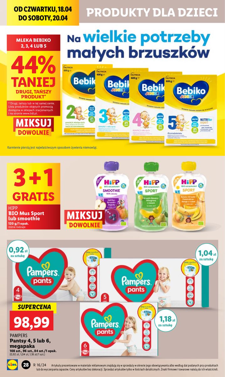 Gazetka OFERTA WAŻNA OD 18.04 DO 20.04