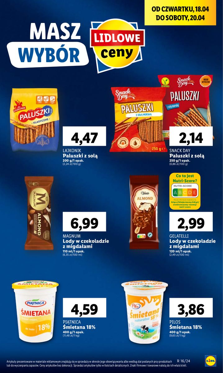 Gazetka OFERTA WAŻNA OD 18.04 DO 20.04