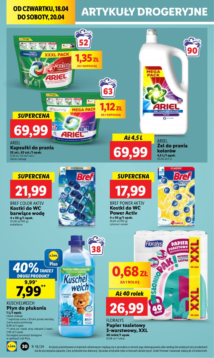 Gazetka OFERTA WAŻNA OD 18.04 DO 20.04