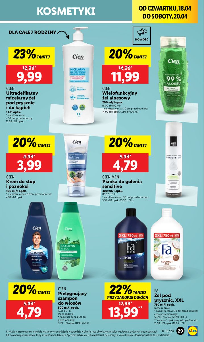 Gazetka OFERTA WAŻNA OD 18.04 DO 20.04