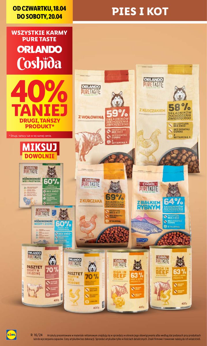 Gazetka OFERTA WAŻNA OD 18.04 DO 20.04