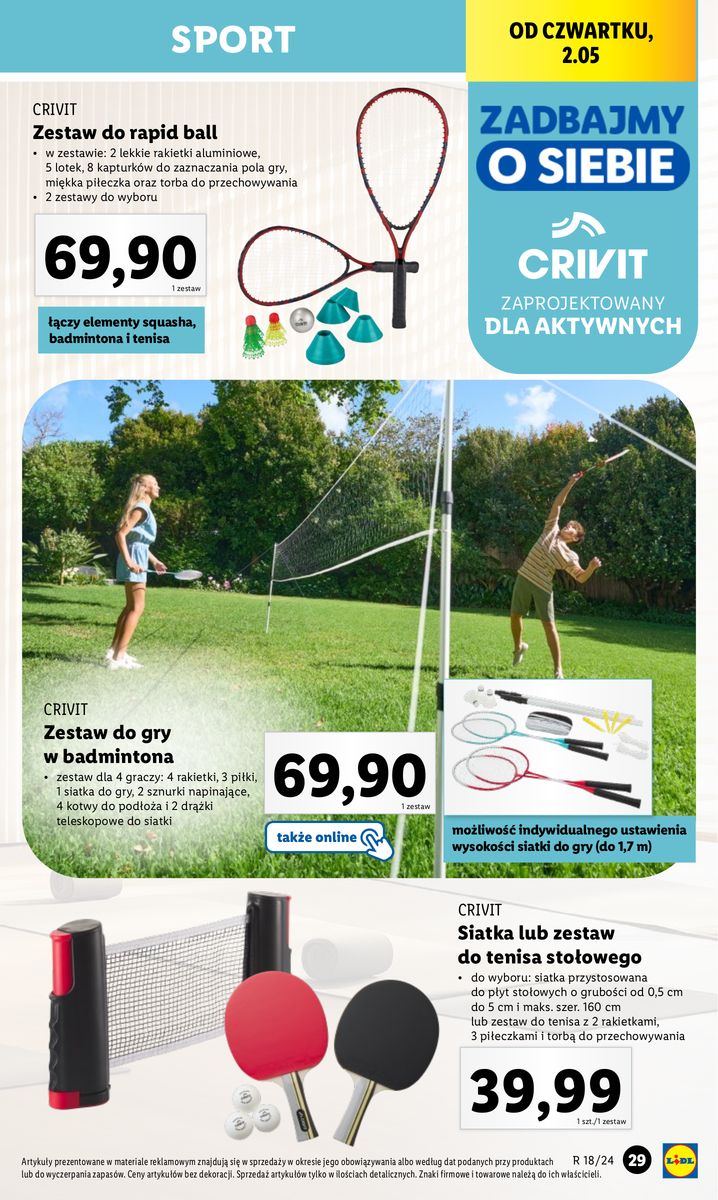 Gazetka OFERTA WAŻNA OD 29.04
