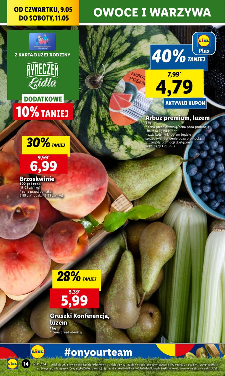 Gazetka OFERTA WAŻNA OD 9.05 DO 11.05
