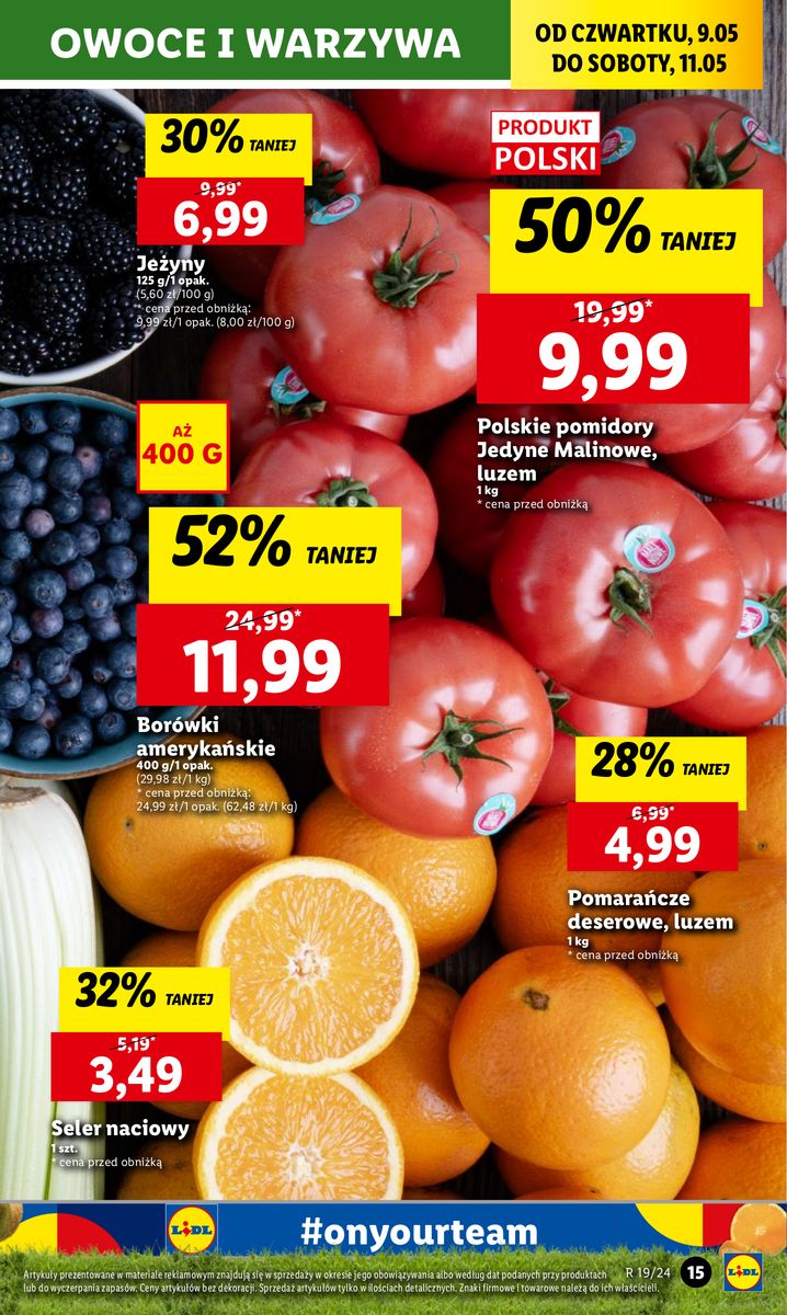 Gazetka OFERTA WAŻNA OD 9.05 DO 11.05