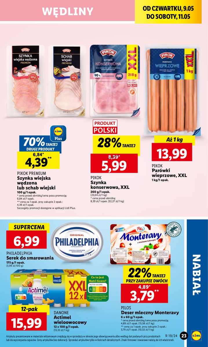 Gazetka OFERTA WAŻNA OD 9.05 DO 11.05