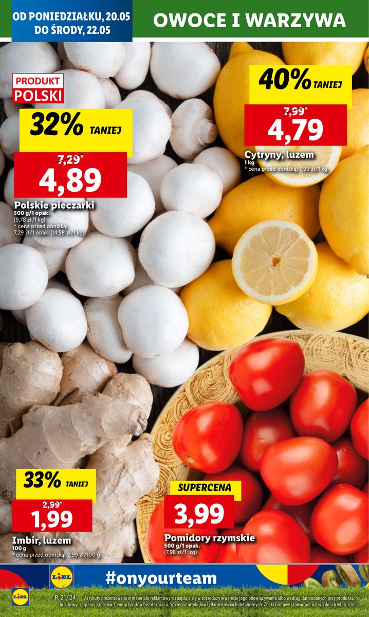 Gazetka OFERTA WAŻNA OD 20.05 DO 22.05