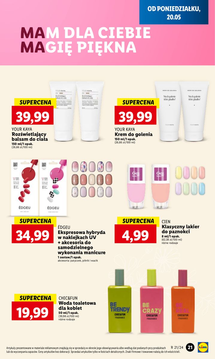 Gazetka OFERTA WAŻNA OD 20.05 DO 22.05