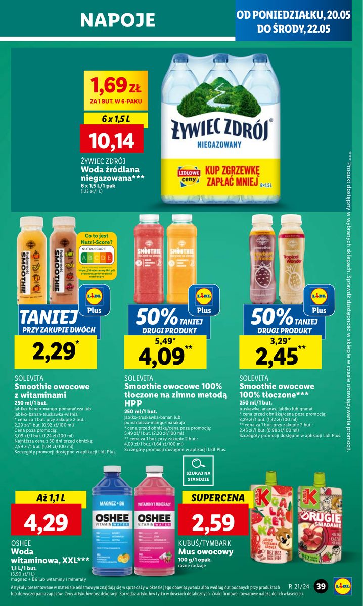 Gazetka OFERTA WAŻNA OD 20.05 DO 22.05