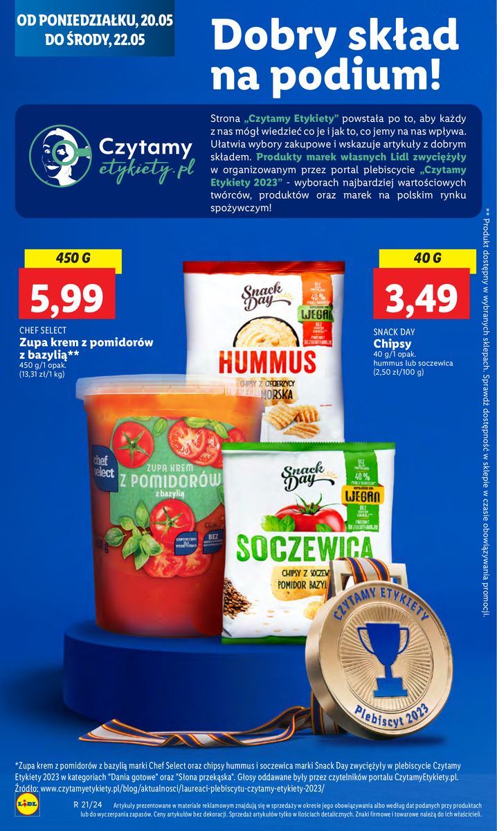Gazetka OFERTA WAŻNA OD 20.05 DO 22.05