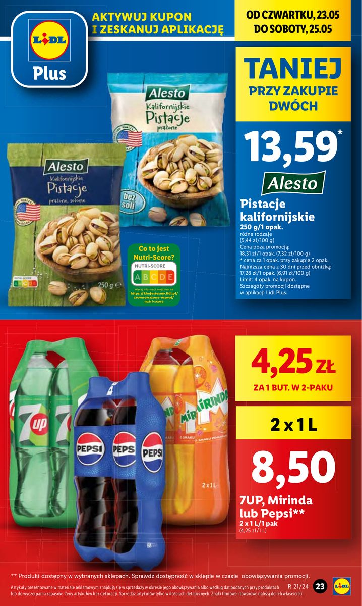 Gazetka OFERTA WAŻNA OD 23.05 DO 25.05