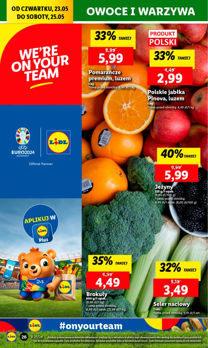 Gazetka OFERTA WAŻNA OD 23.05 DO 25.05