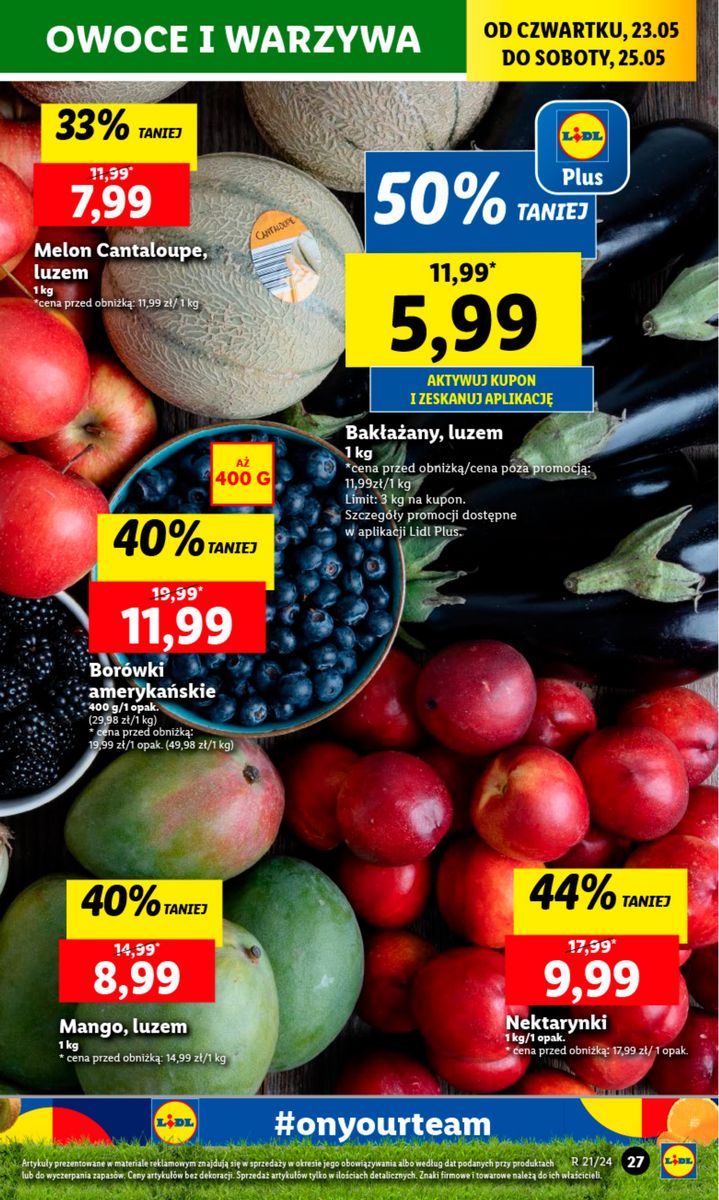 Gazetka OFERTA WAŻNA OD 23.05 DO 25.05