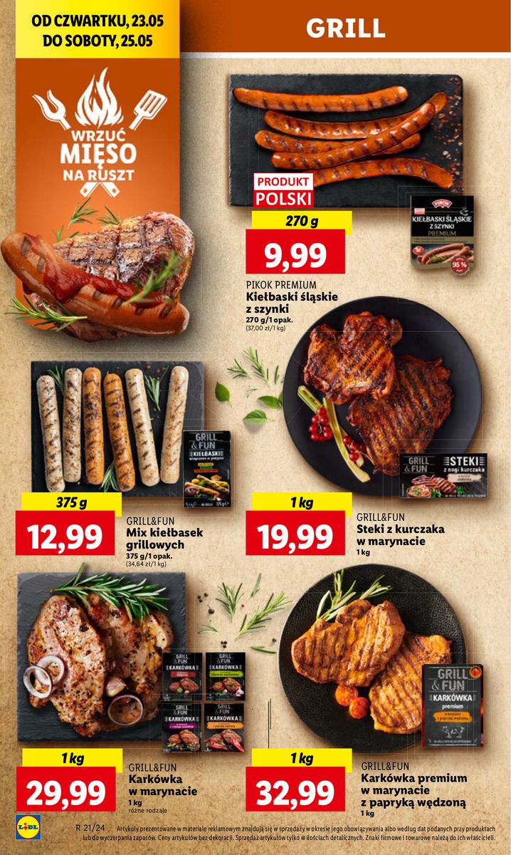 Gazetka OFERTA WAŻNA OD 23.05 DO 25.05