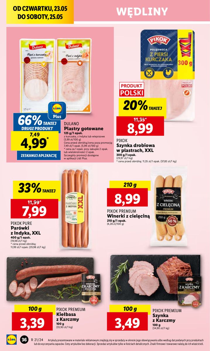 Gazetka OFERTA WAŻNA OD 23.05 DO 25.05