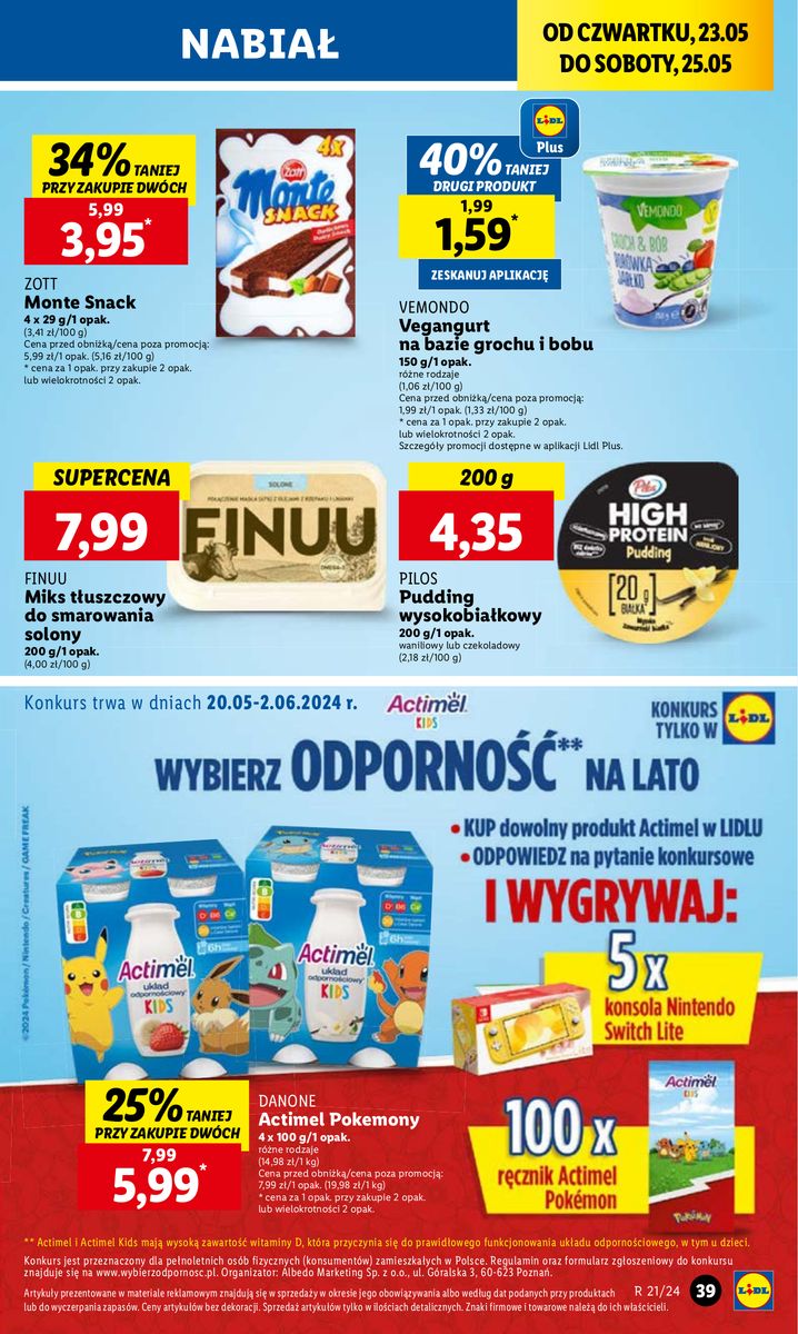 Gazetka OFERTA WAŻNA OD 23.05 DO 25.05