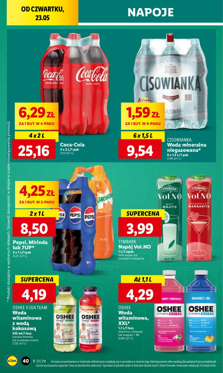 Gazetka OFERTA WAŻNA OD 23.05 DO 25.05