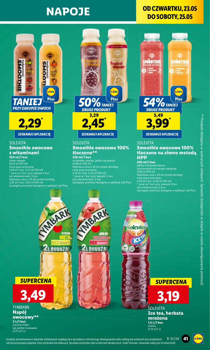 Gazetka OFERTA WAŻNA OD 23.05 DO 25.05