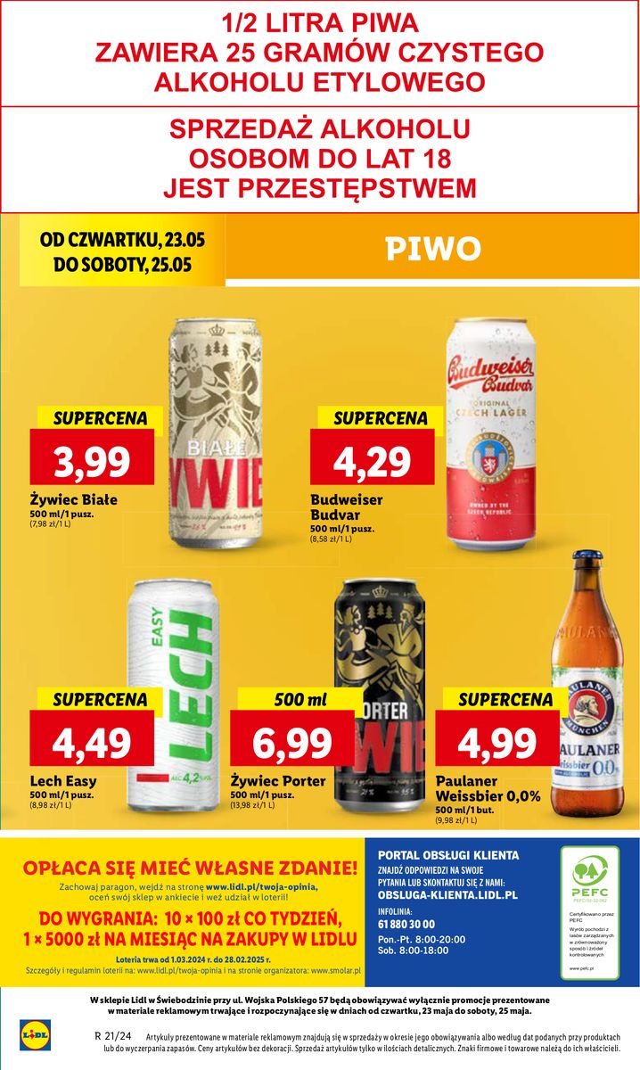 Gazetka OFERTA WAŻNA OD 23.05 DO 25.05