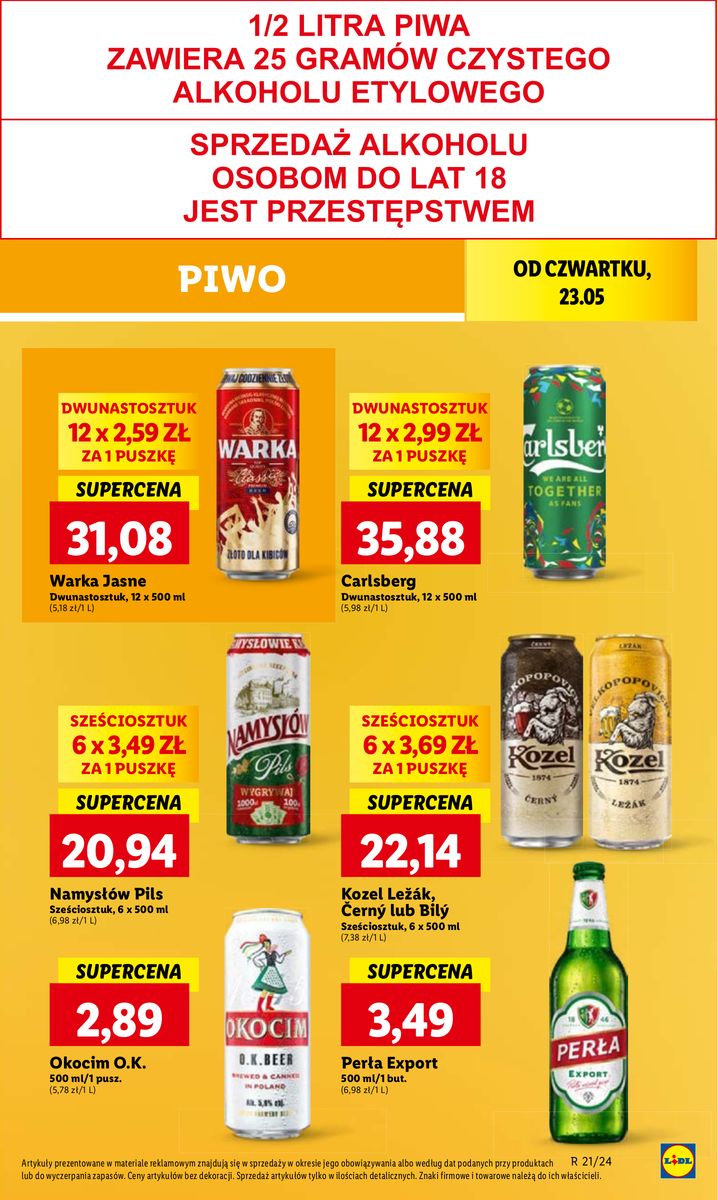 Gazetka OFERTA WAŻNA OD 23.05 DO 25.05