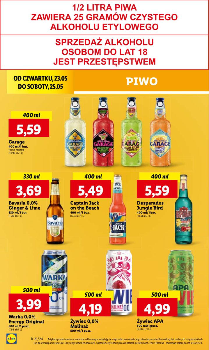 Gazetka OFERTA WAŻNA OD 23.05 DO 25.05