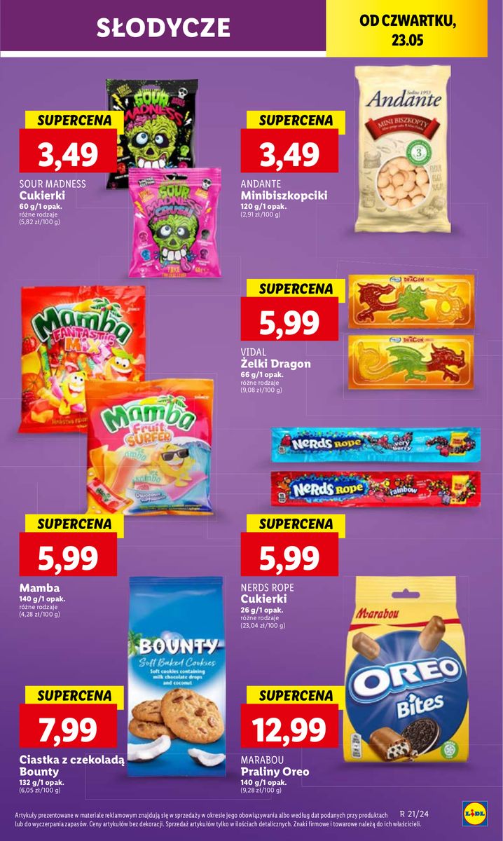 Gazetka OFERTA WAŻNA OD 23.05 DO 25.05