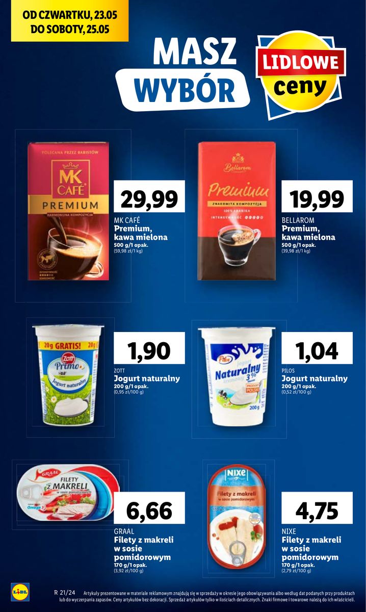 Gazetka OFERTA WAŻNA OD 23.05 DO 25.05