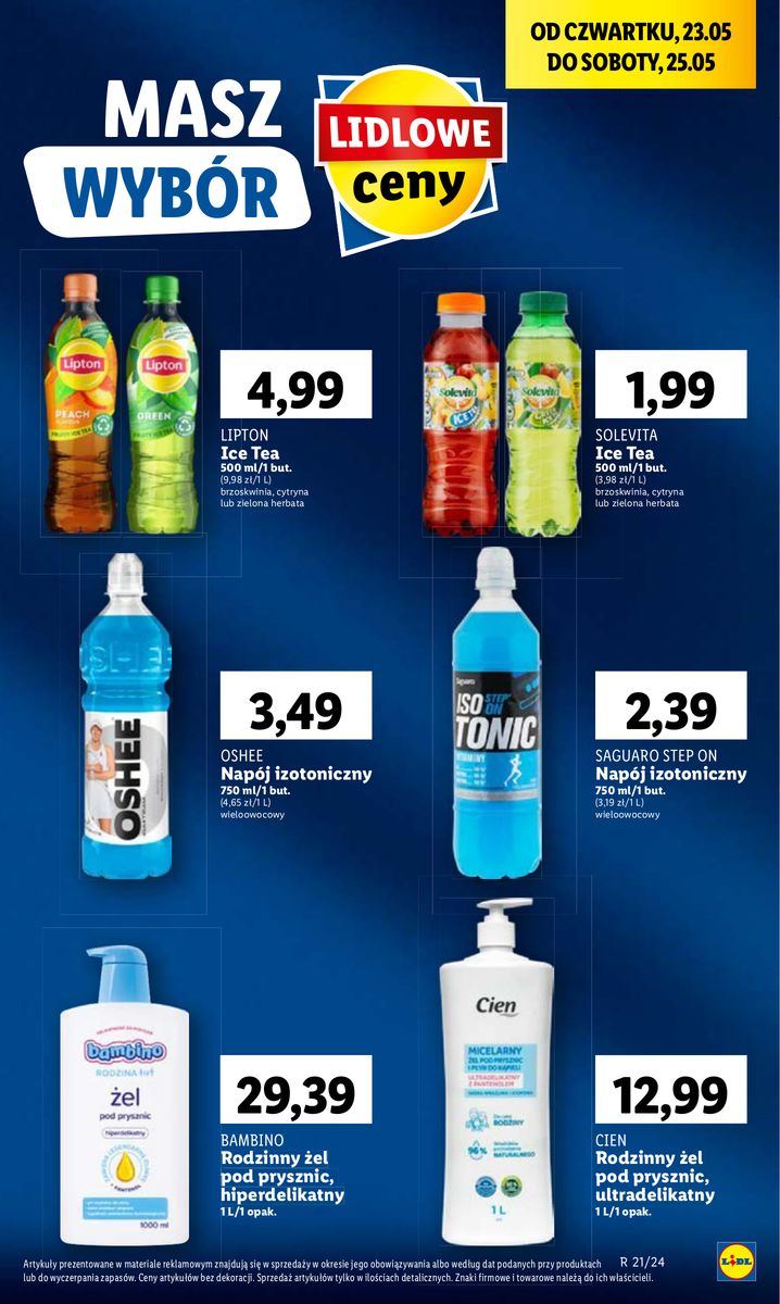 Gazetka OFERTA WAŻNA OD 23.05 DO 25.05
