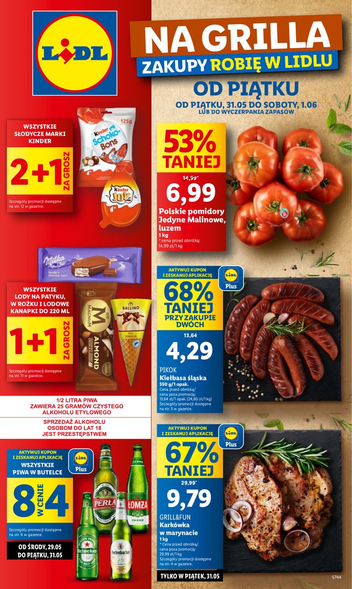 Gazetka OFERTA WAŻNA OD 31.05 DO 1.06