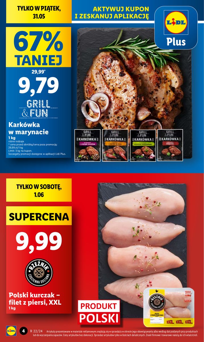 Gazetka OFERTA WAŻNA OD 31.05 DO 1.06