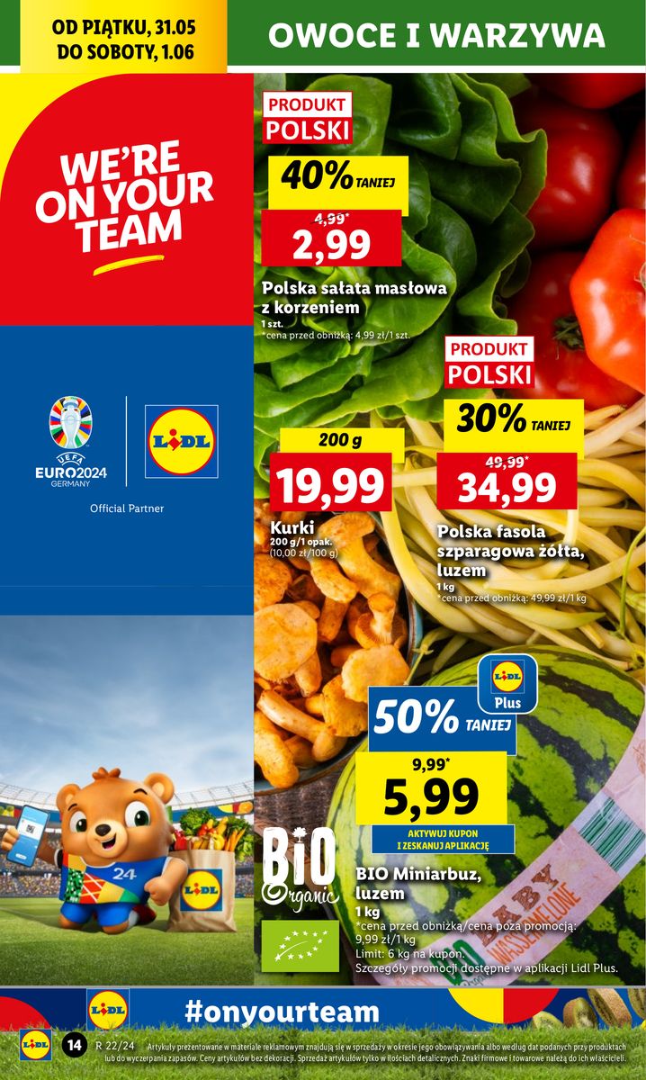Gazetka OFERTA WAŻNA OD 31.05 DO 1.06