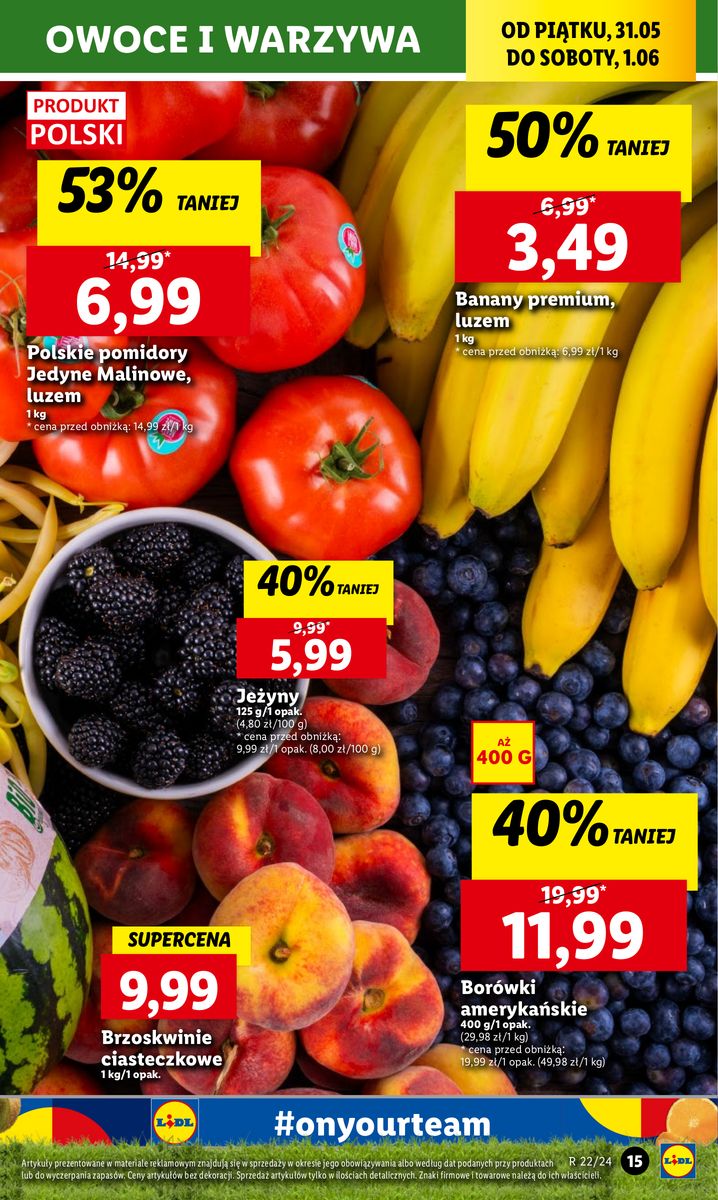 Gazetka OFERTA WAŻNA OD 31.05 DO 1.06