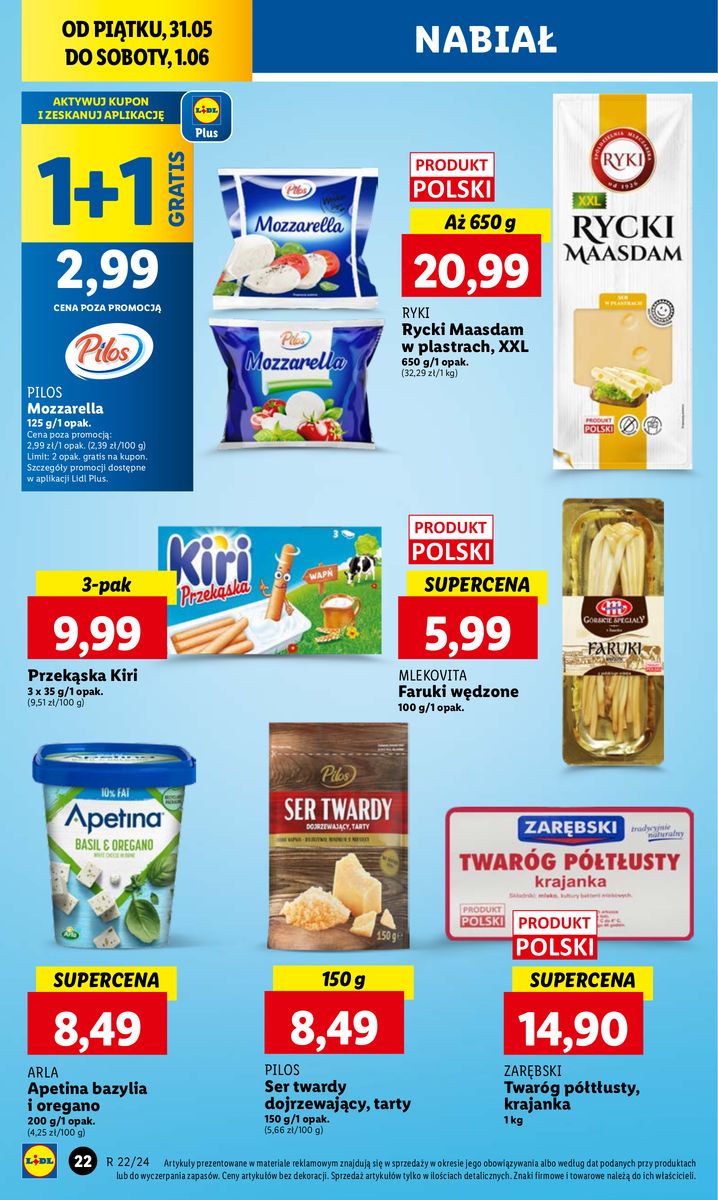 Gazetka OFERTA WAŻNA OD 31.05 DO 1.06