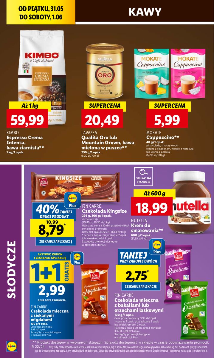 Gazetka OFERTA WAŻNA OD 31.05 DO 1.06