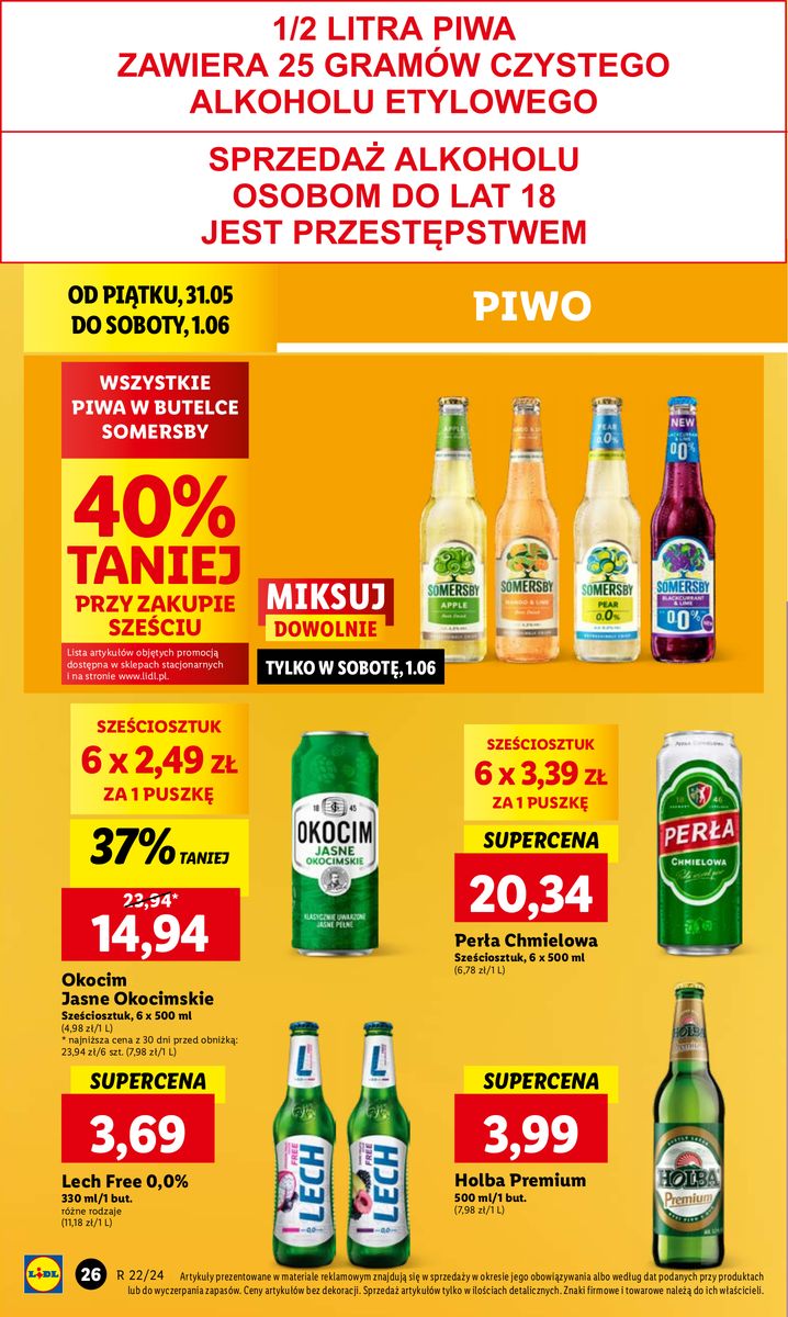 Gazetka OFERTA WAŻNA OD 31.05 DO 1.06