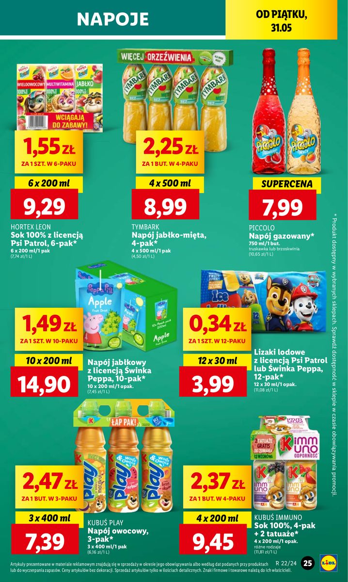 Gazetka OFERTA WAŻNA OD 31.05 DO 1.06