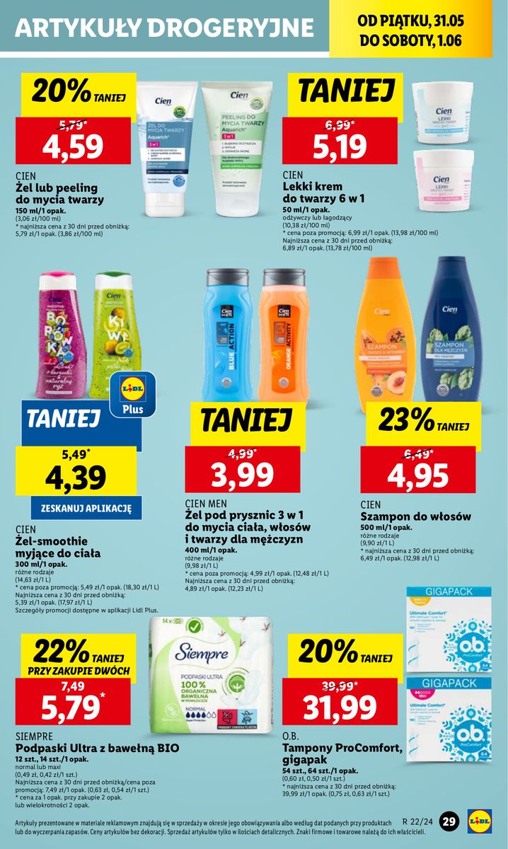Gazetka OFERTA WAŻNA OD 31.05 DO 1.06