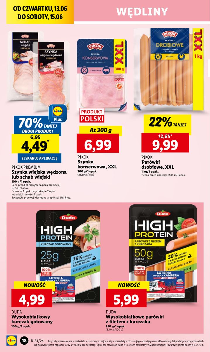 Gazetka OFERTA WAŻNA OD 13.06 DO 15.06