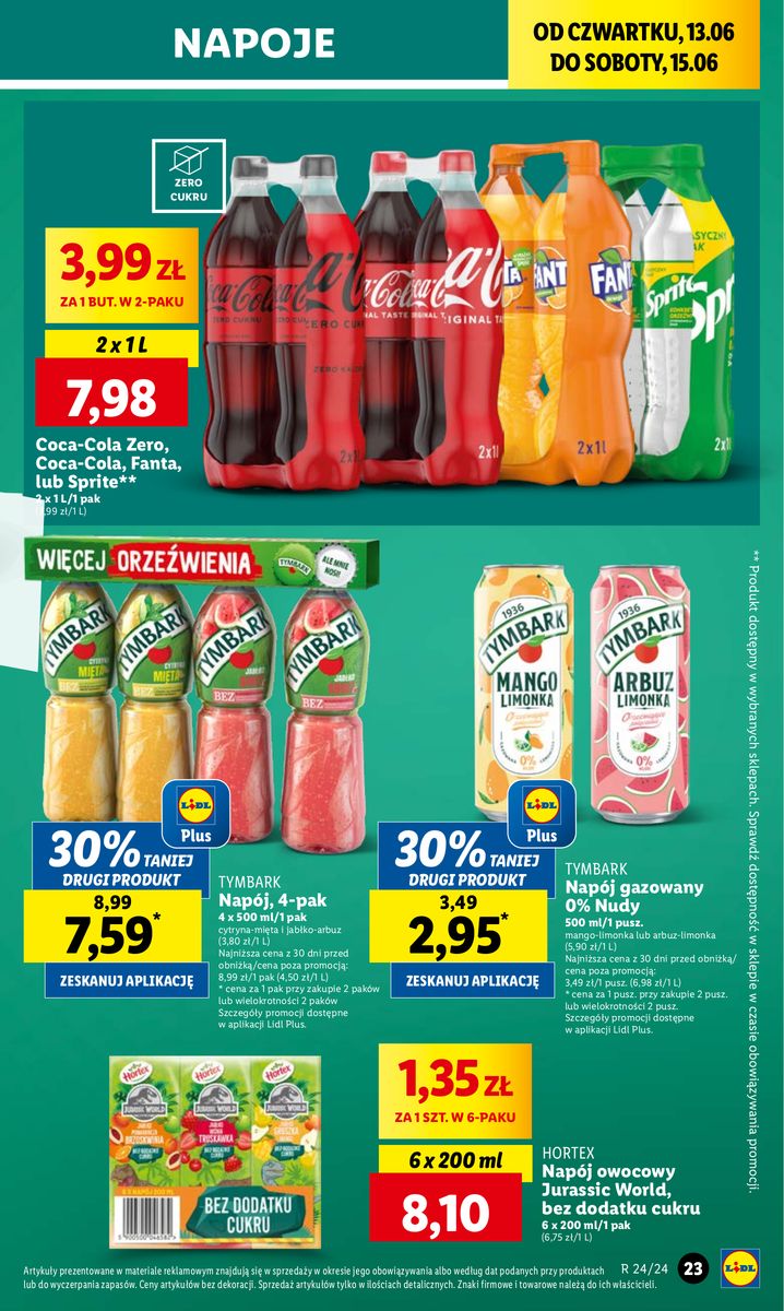 Gazetka OFERTA WAŻNA OD 13.06 DO 15.06